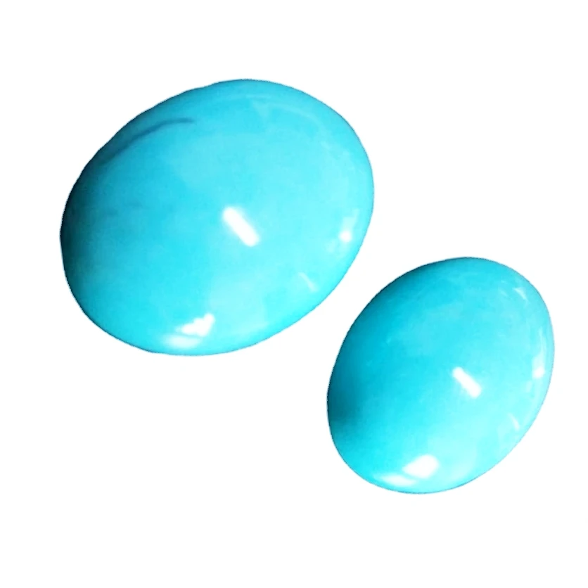 Rare turquoise cabochon stones  100% Natural Turquoise Gemstone