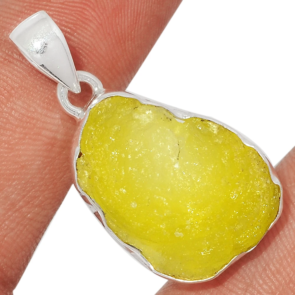 Натуральный без подогрева Редкие брусит с украшением в виде кристаллов минералов грубые ожерелье 925 стерлингового серебра Кулоны из нержавеющей стали