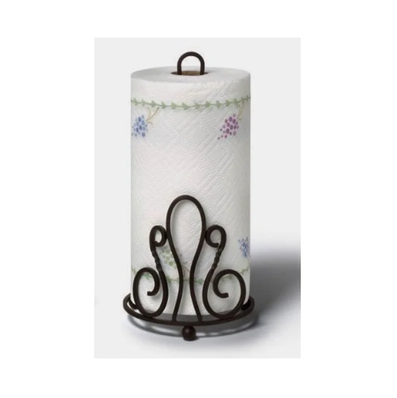 Stylish Marble Stainless Steel toilet paper holder napkin Holder handcrafted iron standing toilet paper holder