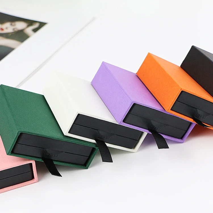 2022 Wholesale Custom Logo  printed storage Box Jewelry Luxury Transparent Jewellery Gift Packaging Boxes