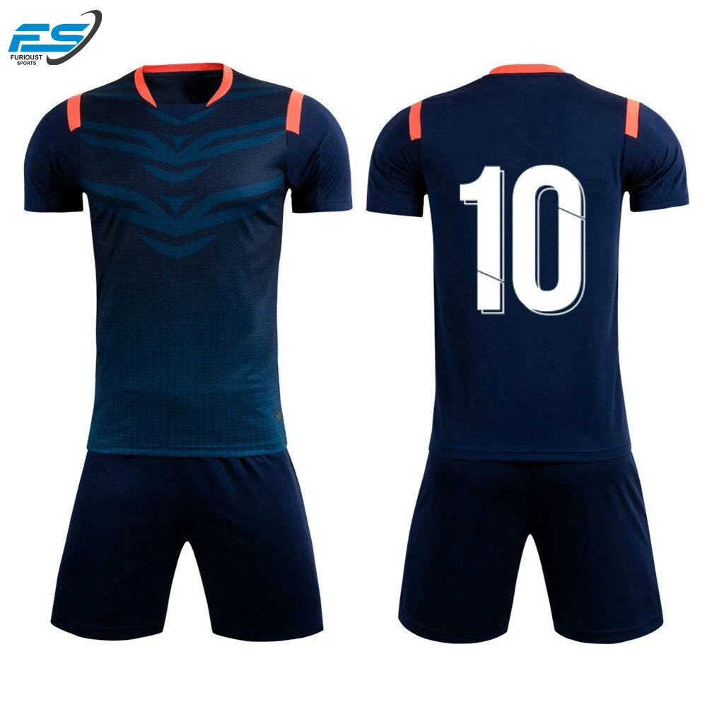2020 New Football Kits Adult Soccer Sets Jersey Uniforms Men Football Training Uniforms Black Polyester Sports Wear Short Sleeve