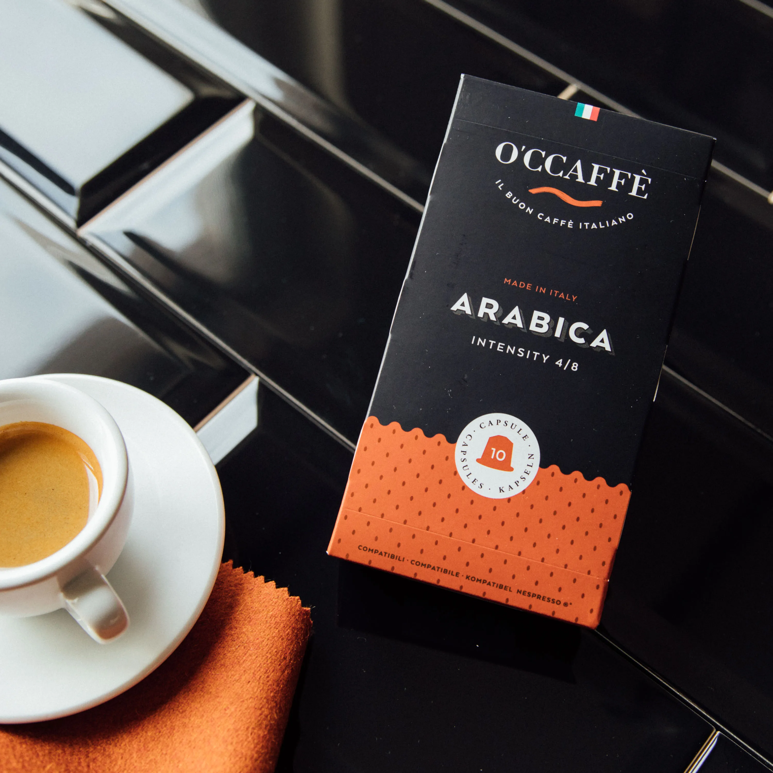 Итальянское качество капсулы для шоколада и фруктов Nespresso дома