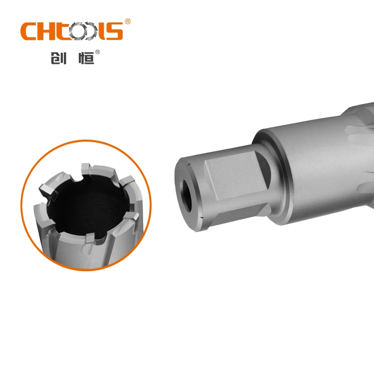CHTOOLS Tungsten Carbide Center Drill Bit Weldon Shank WCT Tool for Metal and Plastic Effective for Steel Processing
