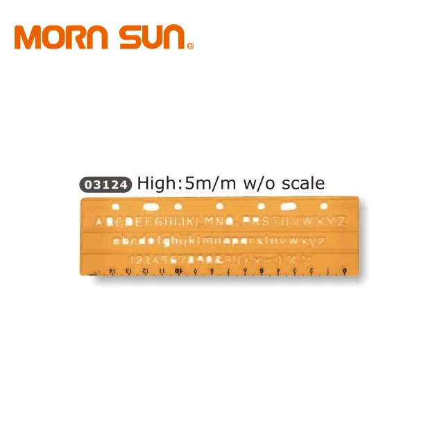 Стабильная поставка из Тайваня, горячая Распродажа, 5 момме со шкалой, трафареты с буквами алфавита