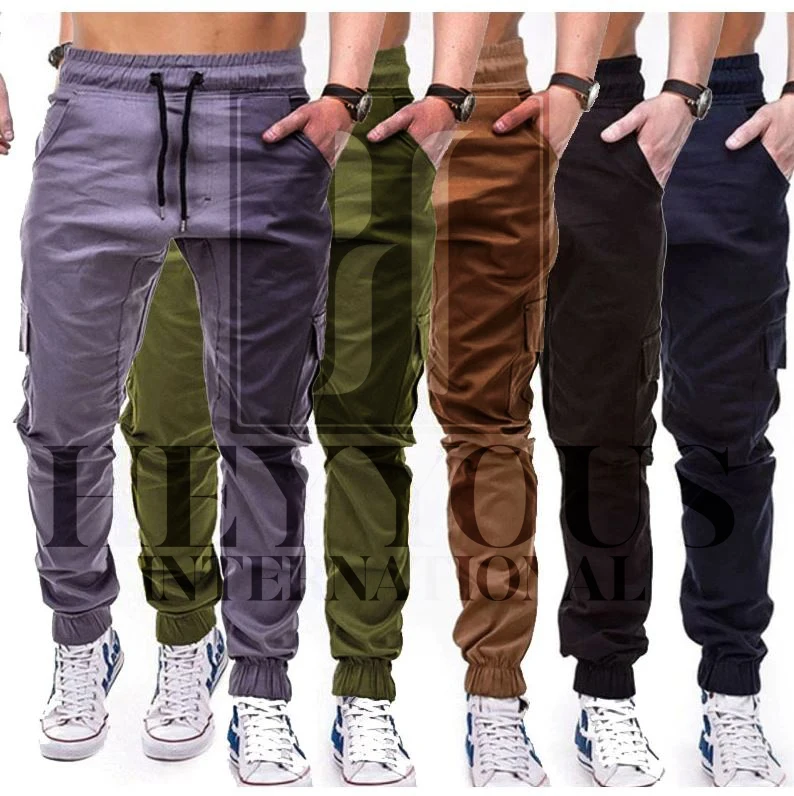 
New Men Cargo Trouser Fully Customized Plus Size Men Cargo Trouser Polyester / Cotton Pencil Pants Moto & Biker Skinny WASHED 