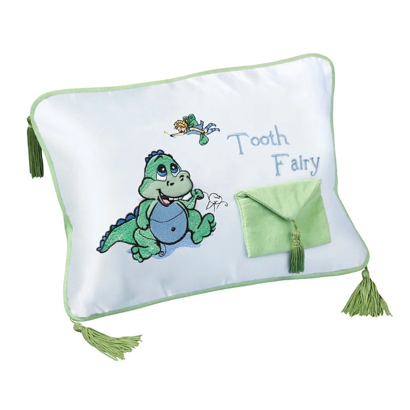 High Quality Customized Kids Plush Tooth Fairy Pillow With Keepsake Pouch For Kids To Collect Their Teeth Children Presents