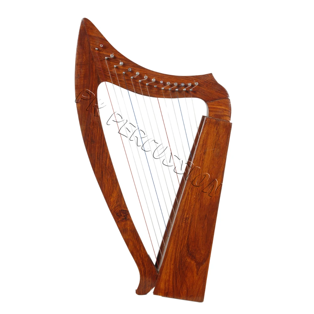 
13 струн Harp с сумкой для переноски из розового дерева 