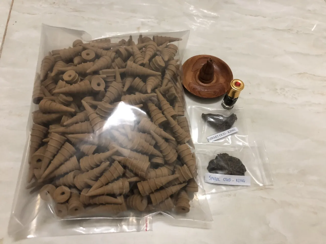 PURE OUD CONE FOR BURNING AND RELAXING - 100% MADE FROM OUD POWDER