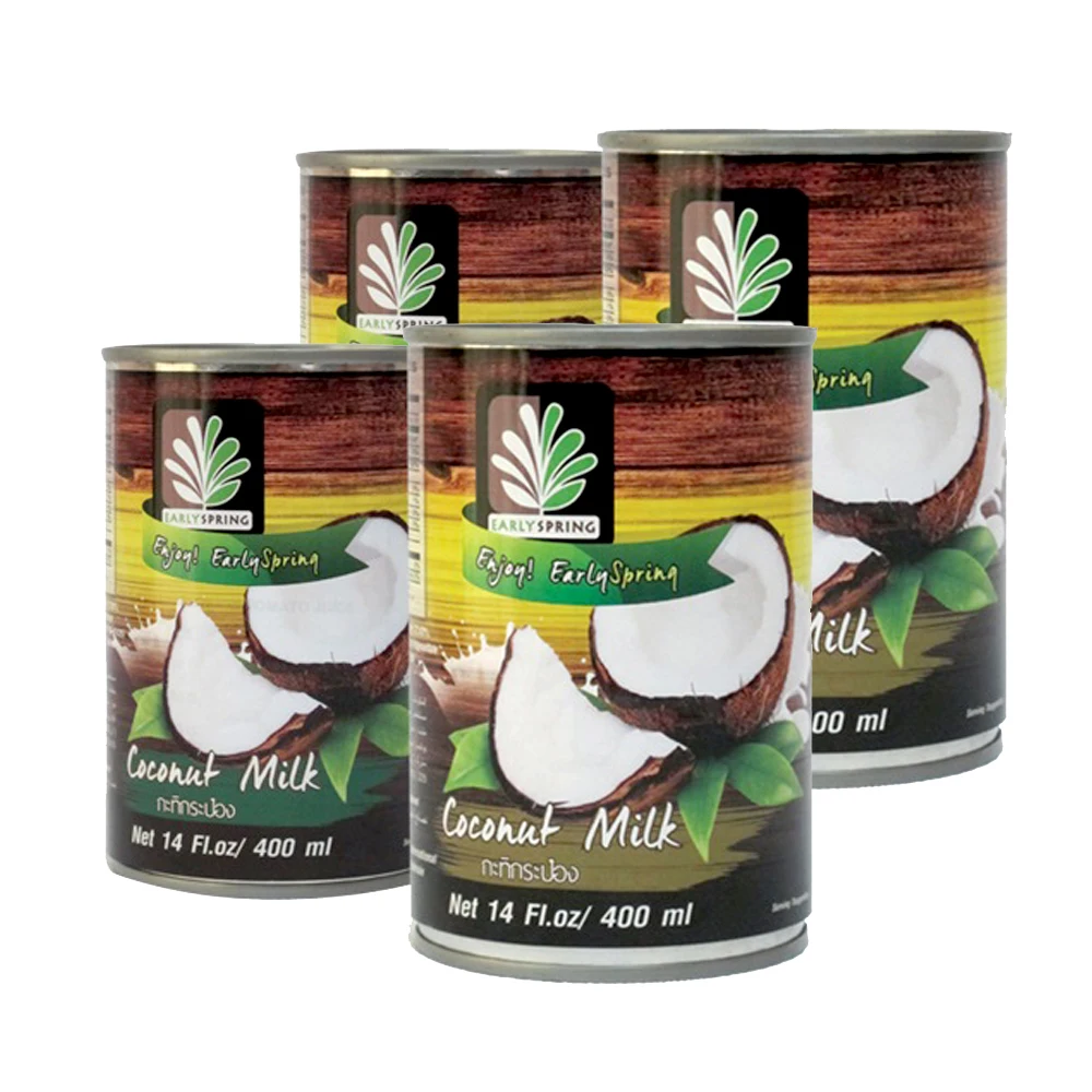 GMP Certified Canned Coconut Cream 20-22% 400ml (15oz)  Premium wholesale price Thailand  export product