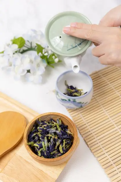 Butterfly Pea Flower dried Natural Food & Tea Thailand