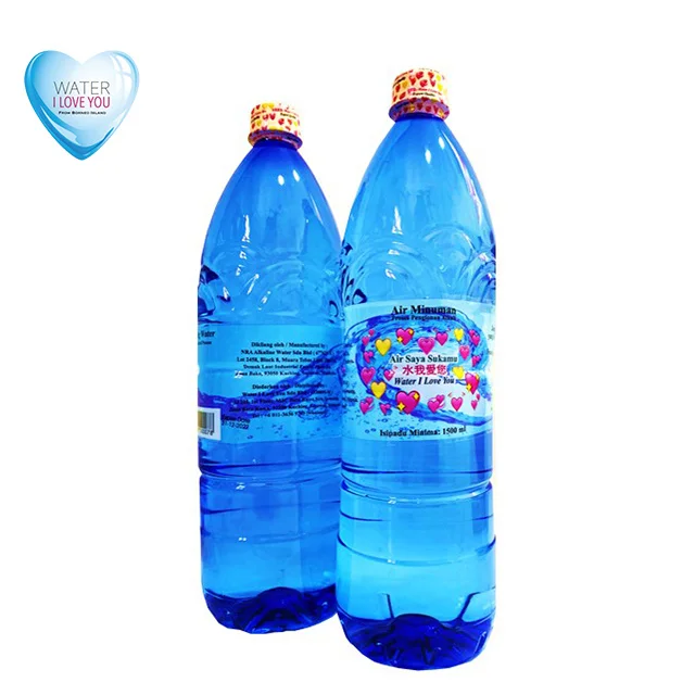 Новейшая технология, здоровый напиток, ультразвуковая Щелочная ионизированная вода 1500 мл, натуральная вода из острова Борнео