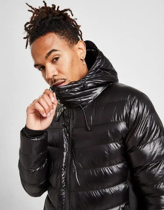 Puffer Jacket for Men Heavy Weight Black Puffer Jacket with custom Logo at wholesale price Puffer Jacket