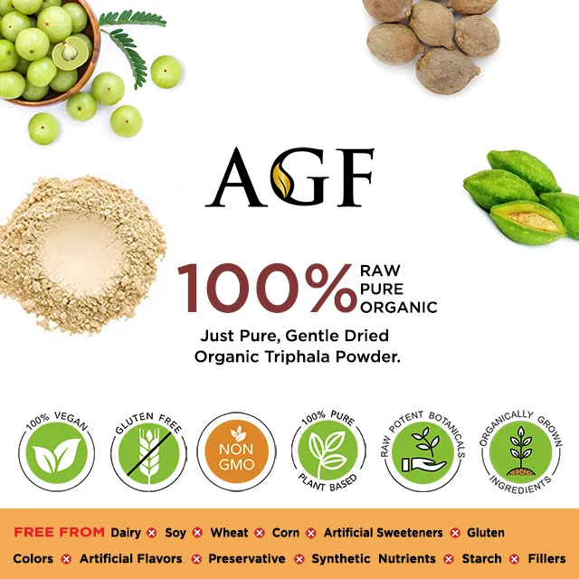 Triphala Herbal Powder Organic Manufacturer India / Buy Organic Triphala powder wholesale at low price