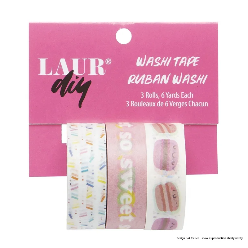 Washi Mill Custom Wholesale Printed Grid Washi Tape Decorative School Stationery Tape