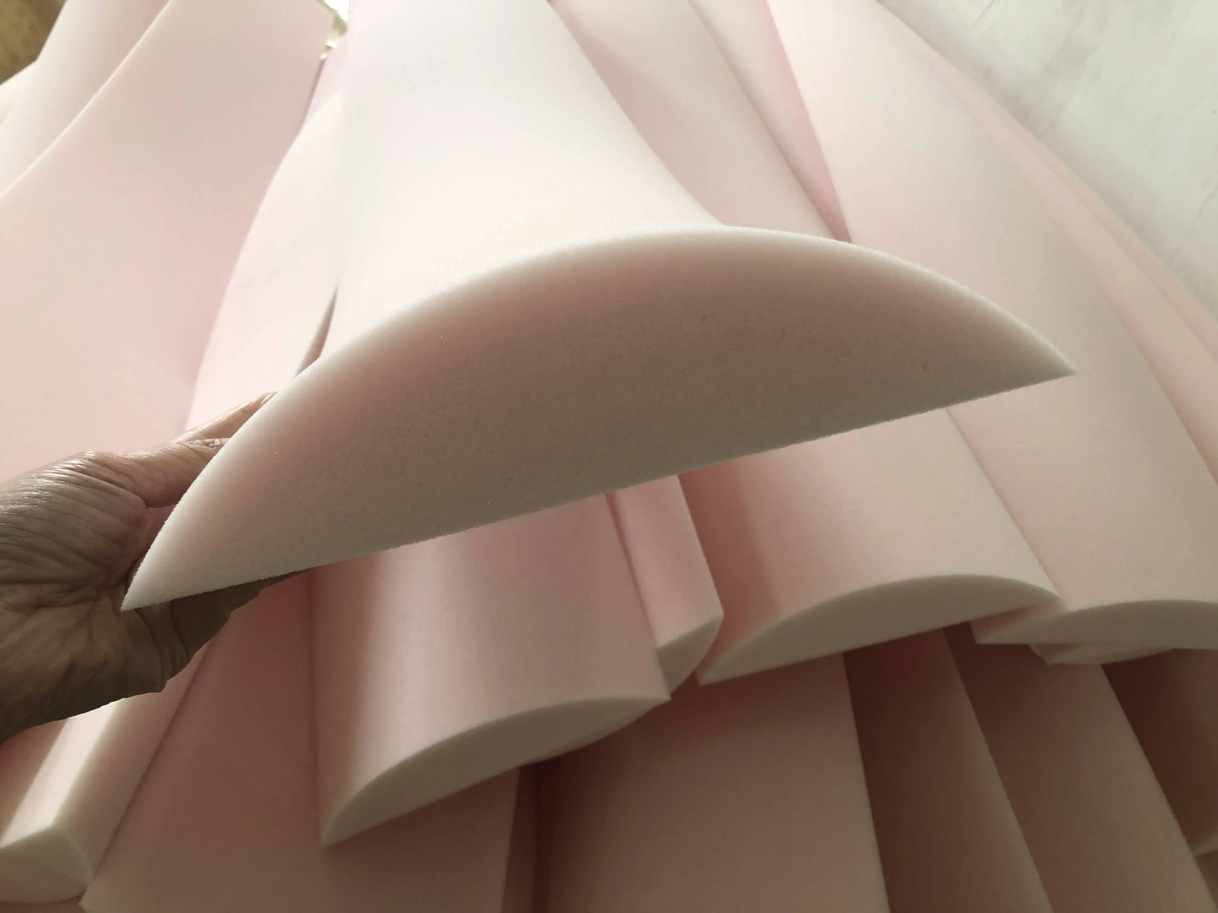 Hot wholesale polyurethane foam panels price high density jumbo block and customer say products are much better than the picture