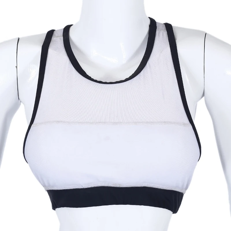 Top Wholesale White And Black Custom Made High Quality Quick Dry Sports Bra For Women