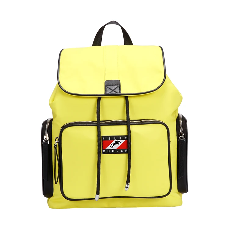 New unisex  casual backpack fashion luxury nylon leather backpack