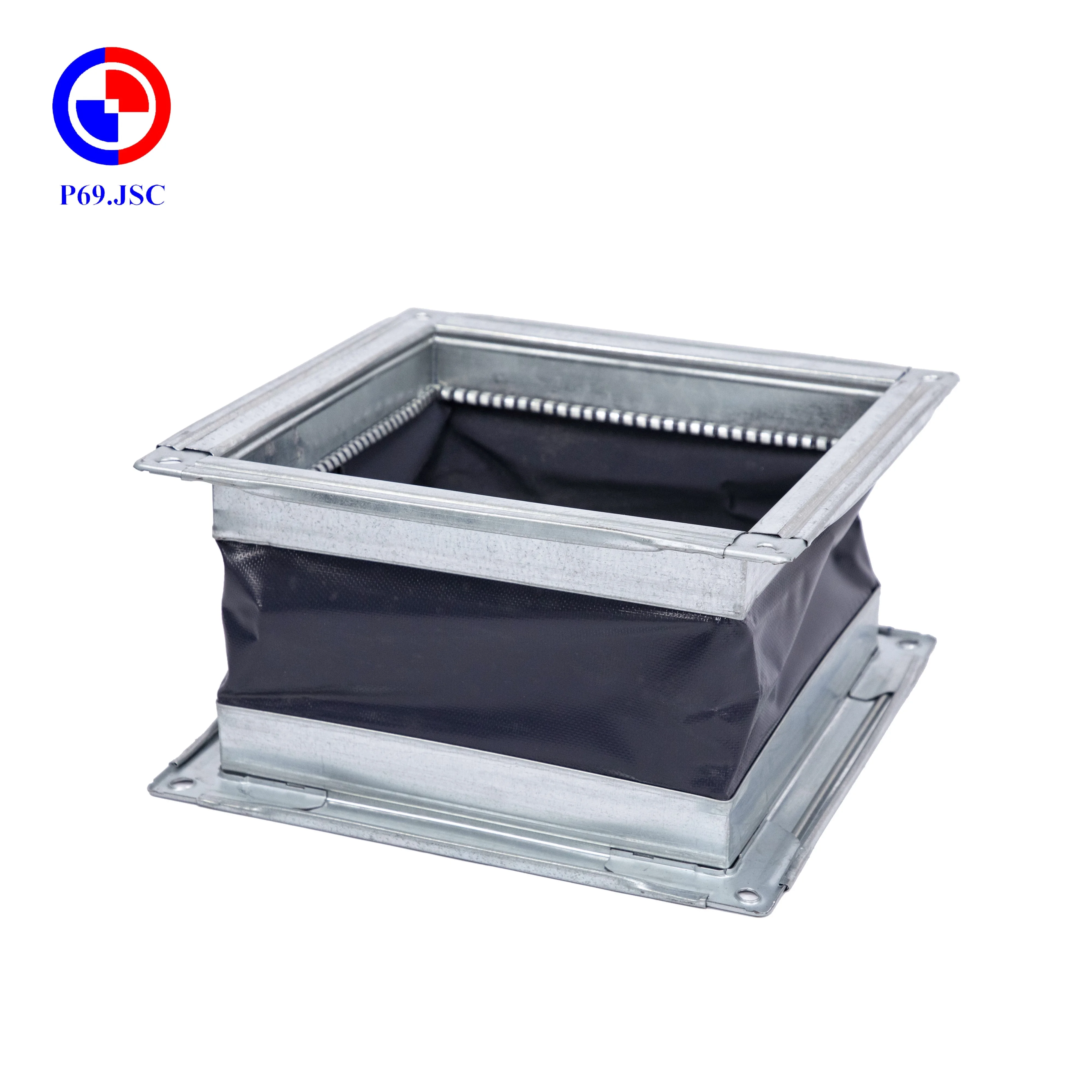 Heat-Resistant Increase Stability Flexible High Quality OEM Canvas Polyester Glass Fiber DUCT COUPLINGS Square Duct Tape PVC P69