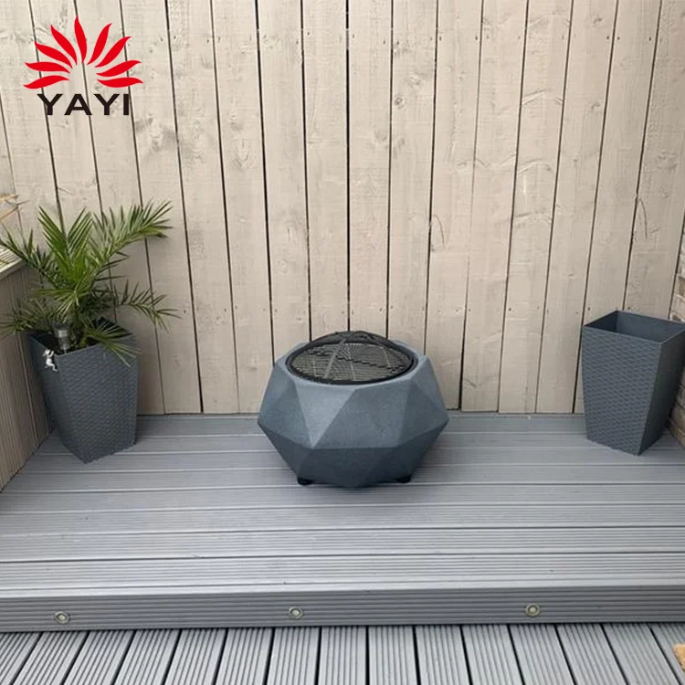 
wood firepit bowl bbq table steel outdoor stone fire pit 