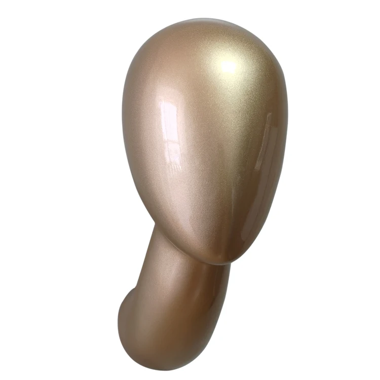 LT-21G горячая Распродажа женская голова-манекен для демонстрации париков золото манекен головы парик