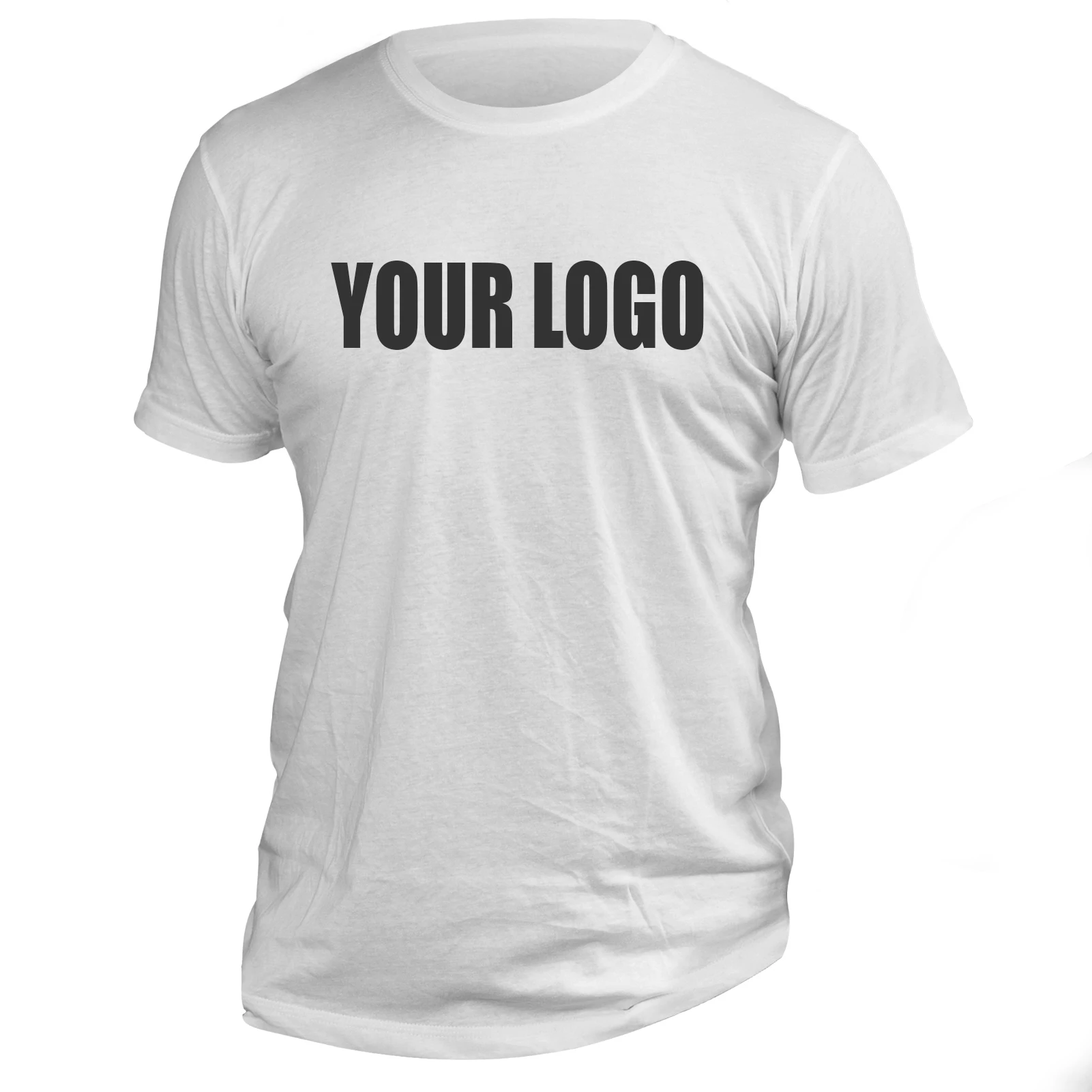 Fully Customized comfortable Print for Men DIY Your like Photo or Logo White Top Size Modal Heat Transfer Process T Shirt
