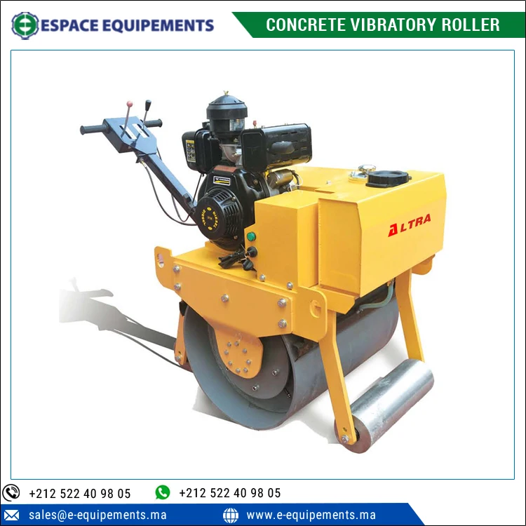 70 Hz Vibration Frequency 50N/cm Static Linear Load Concrete Vibratory Roller/ Concrete Vibrator Construction Machinery
