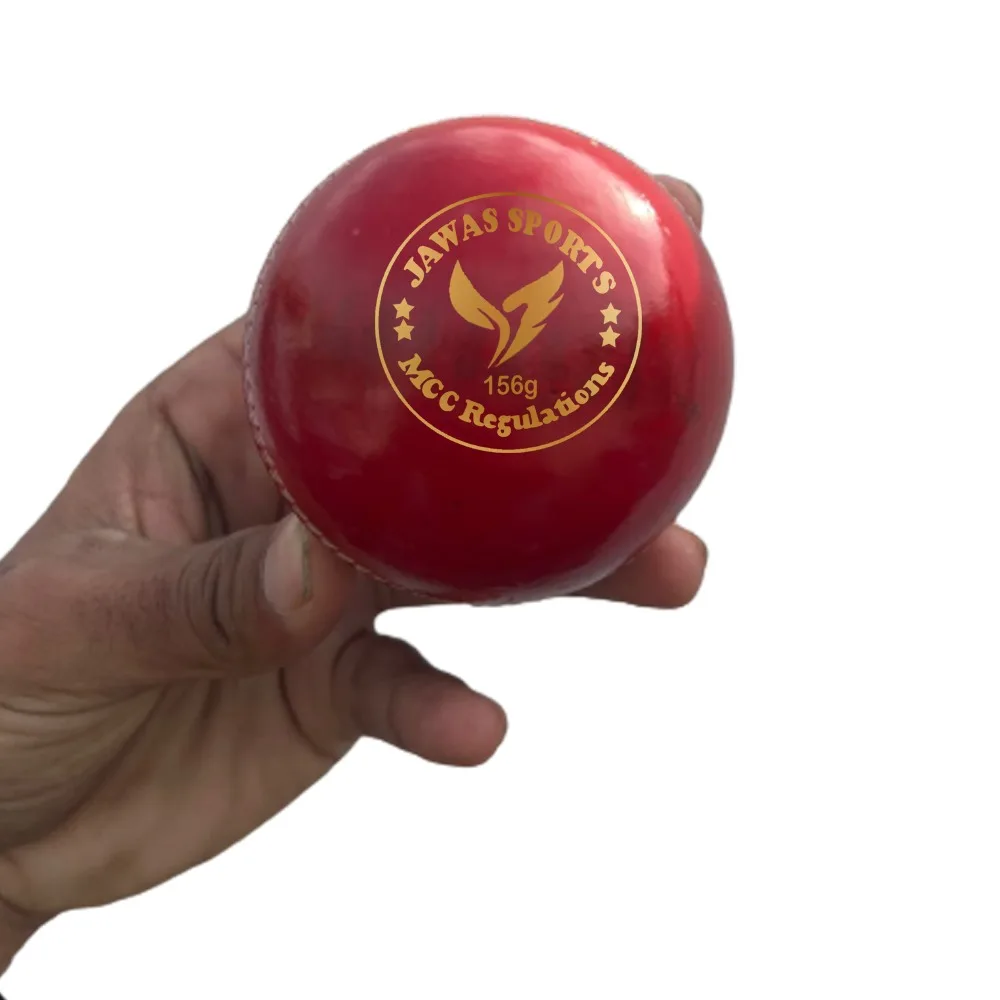 Top Quality Leather Hand and Machine Made cricket Training Hard Balls With Customized Brand Name