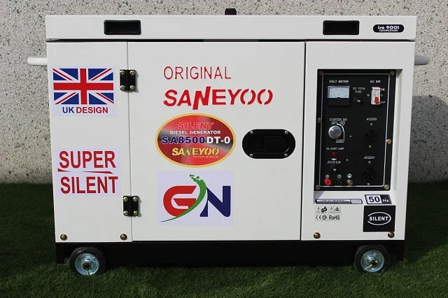 Super Silent Diesel Generator 6kw Generator 6kw Saneyoo SA8500DT-0 Diesel Generator UK Design perkin cummin 15 Kva 5kW 6kW 7kW