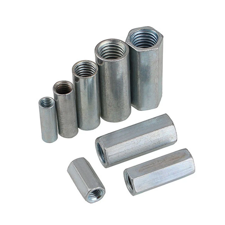 Carbon Steel Galvanized DIN6334 Long Hex Coupling Nuts