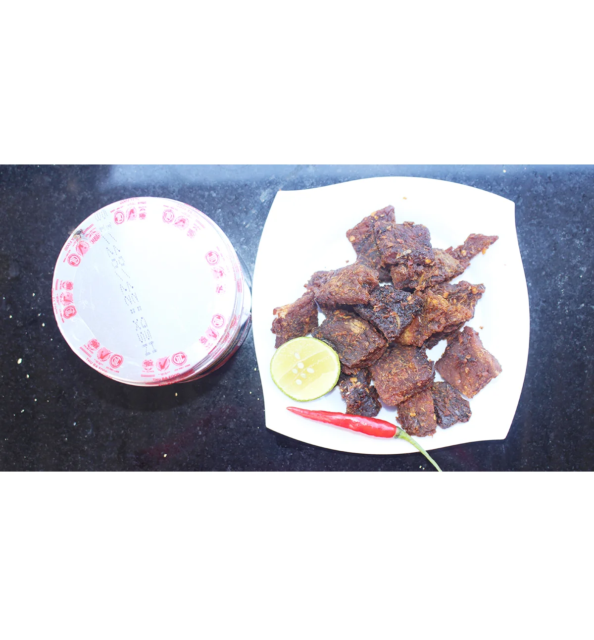 Лучшая цена мясо говядины сушеный мяч 500 г (пластиковая банка) из высококачественной