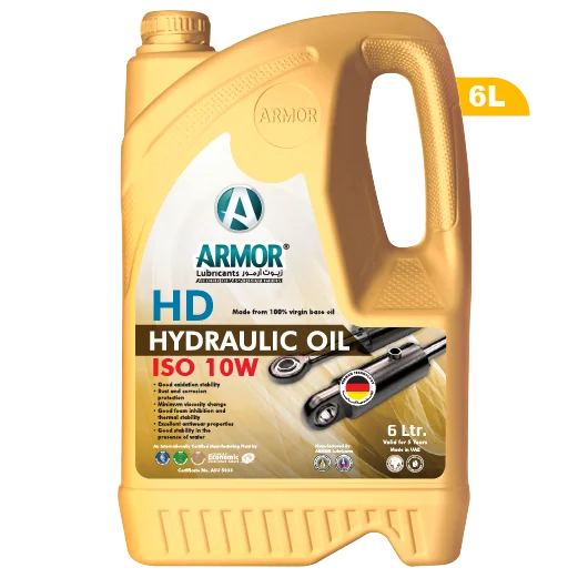 Импортное гидравлическое масло 10 Вт, изготовленное из 100% натурального базового масла и современные добавки от производителя ARMOR Lubricants