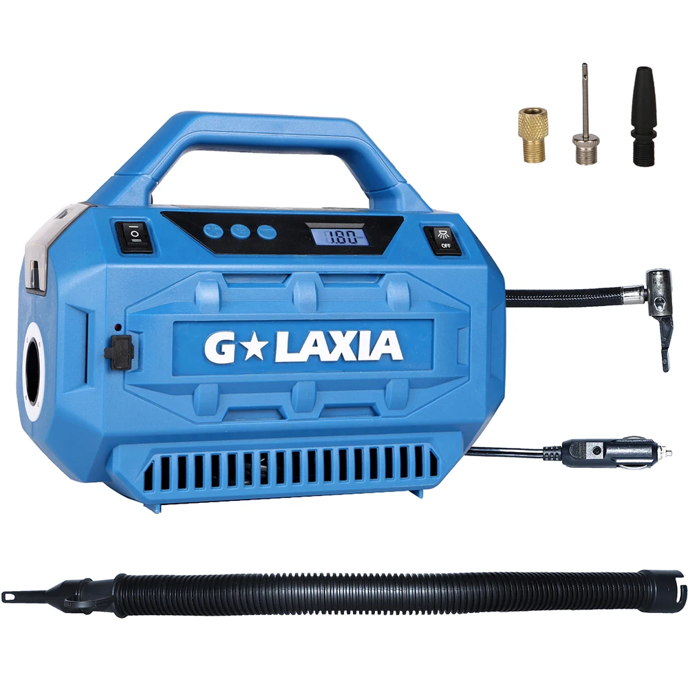 160PSI digital display setting USB interface Blower & inflator with LED light