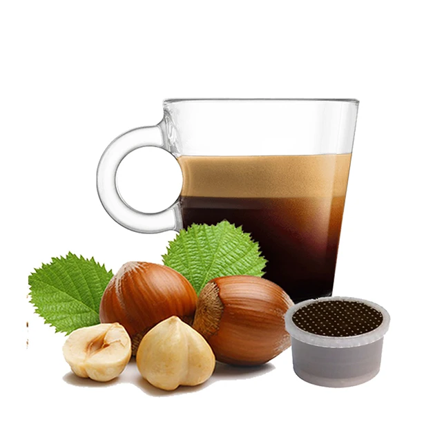 MINI BOX 30 FAP/ESPRESSO POINT COMPATIBLE CAPSULES. HALZENUT COFFEE. Flavored Coffee. Duetto Italian Roasting