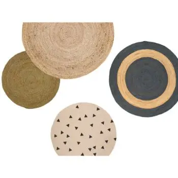 Jute Round Braided Rugs And Carpets Wholesaler Manufacturer Best Quality Jute Carpets Best price In India Delhi