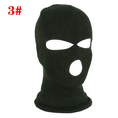 Unisex Outdoor Full Face Acrylic Balaclava Wholesale Knitted Beanie Face Masks for Sports and Fishing Custom Logo Option