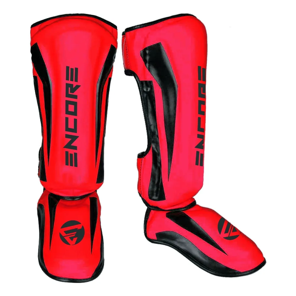 Shin Instep Guard Boxing Training MMA Muay Thai Fighting Instep Leg Protective Gear Protector