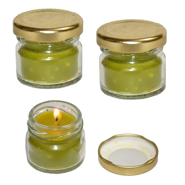 Luxury fancy design Clear Glass Handmade Jar with Wooden Lid for scented candles Stand