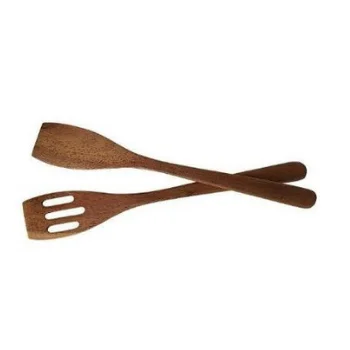 Set 2 - Acacia Wooden Spatula - Non-stick Cookware - ODM, OEM - Eco-friendly Kitchenware - Customized Accepted