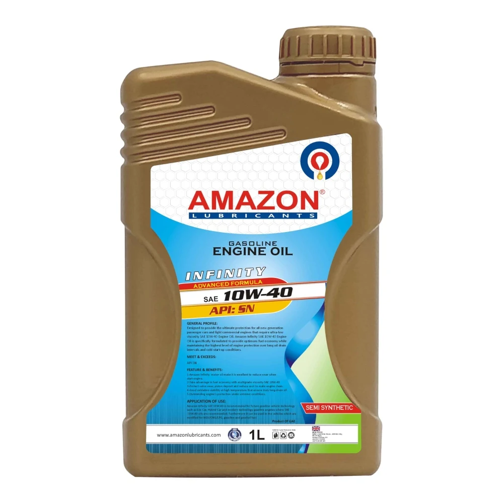 Бензиновое моторное масло Amazon SAE 10W40 SN/CF Общая защита моторного масла высококачественное бензиновое для поддержания вашего двигателя в чистоте