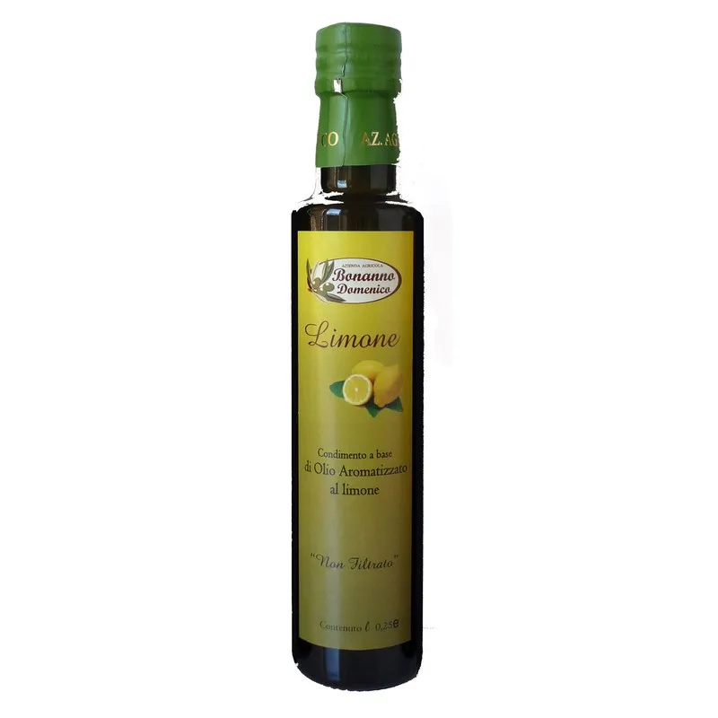 Top quality Italian Extra Virgin Olive Oil flavored with hand-picked sicilian lemon finest rank for sale