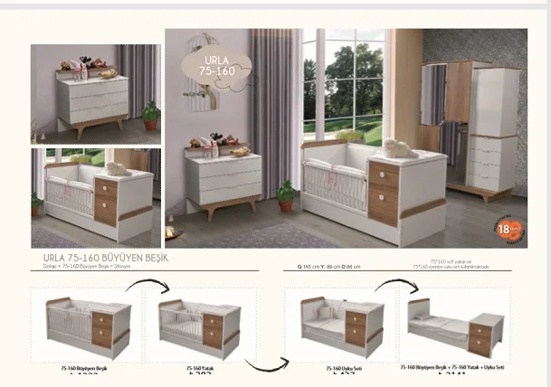 
fashion baby bed, expandable, children bedroom ,3 doors wardrobe, study table 