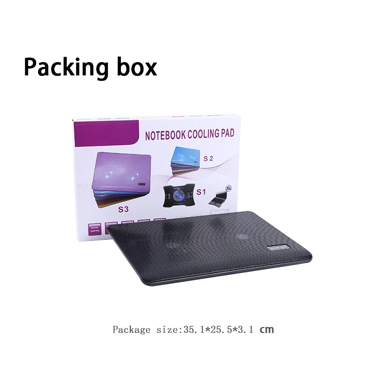 Laptop Cooling Pad 2 Cooling Fans Laptop Cooler Notebook Stand for 12-16 inch