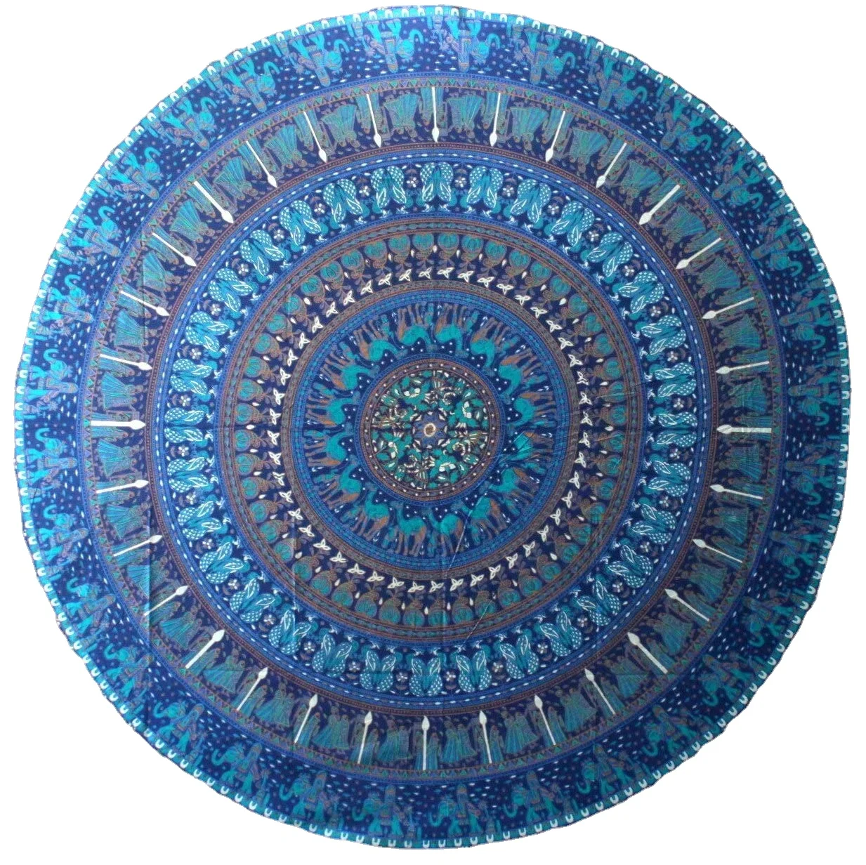 Indian Export Quality Mandala Tapestry 100 % Cotton Tapestry Double Single Round Tapestry for Bedroom Wall Hanging