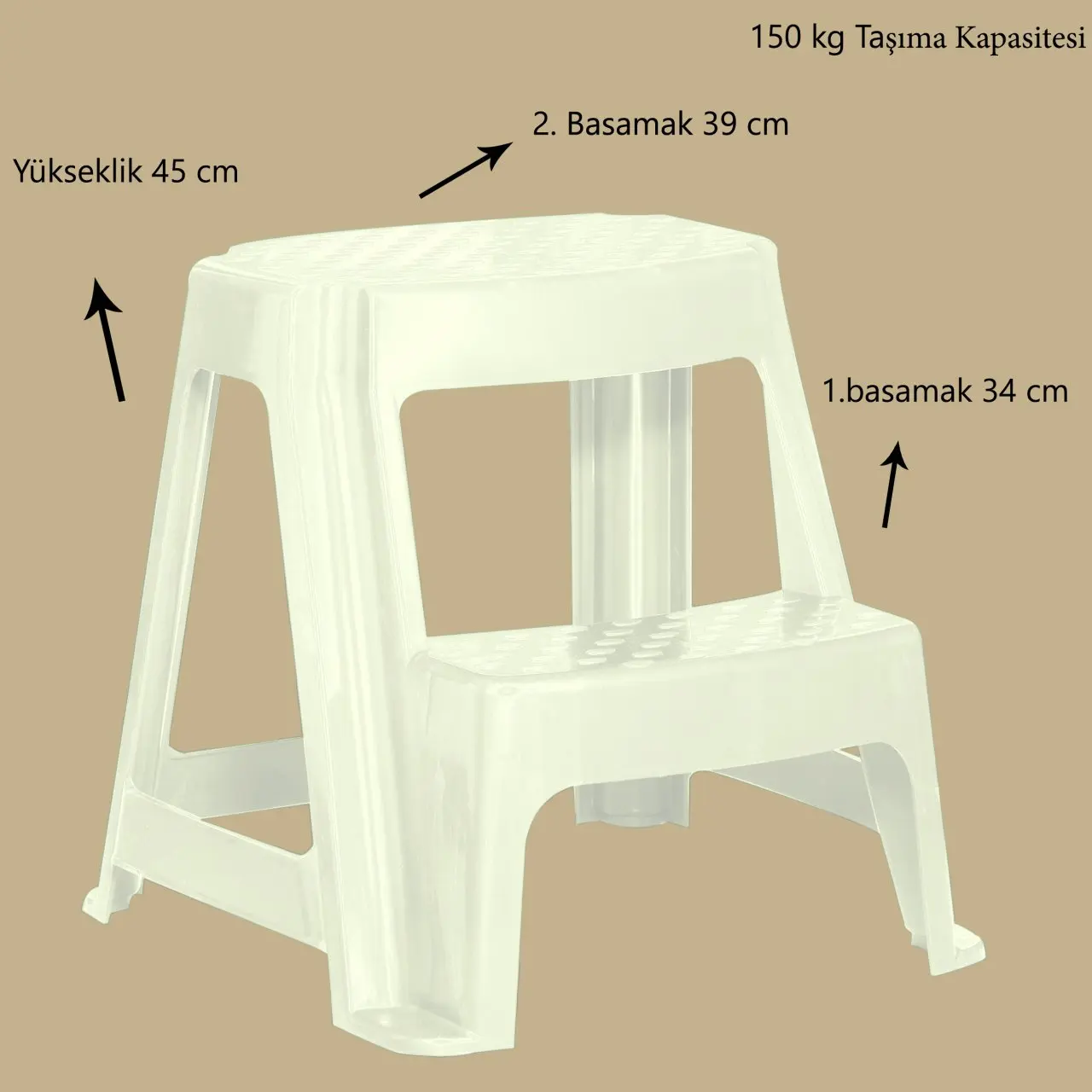 plastic step stool  comfortable chair with solid legs  high quality material made in turkey direct sales from the factory