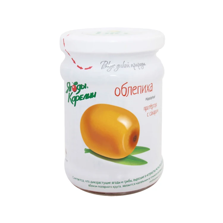 Top quality natural sea buckthorn jam in glass jars fruit jam from manufacturer wholesaling