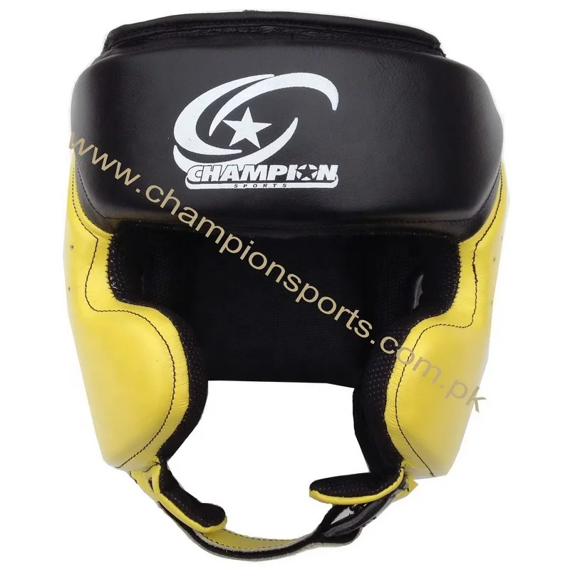 
custom OEM Boxing Headgear men protector PU leather sparring helmets half-covered head guard thai MMA taekwondo Sanda Karate man 