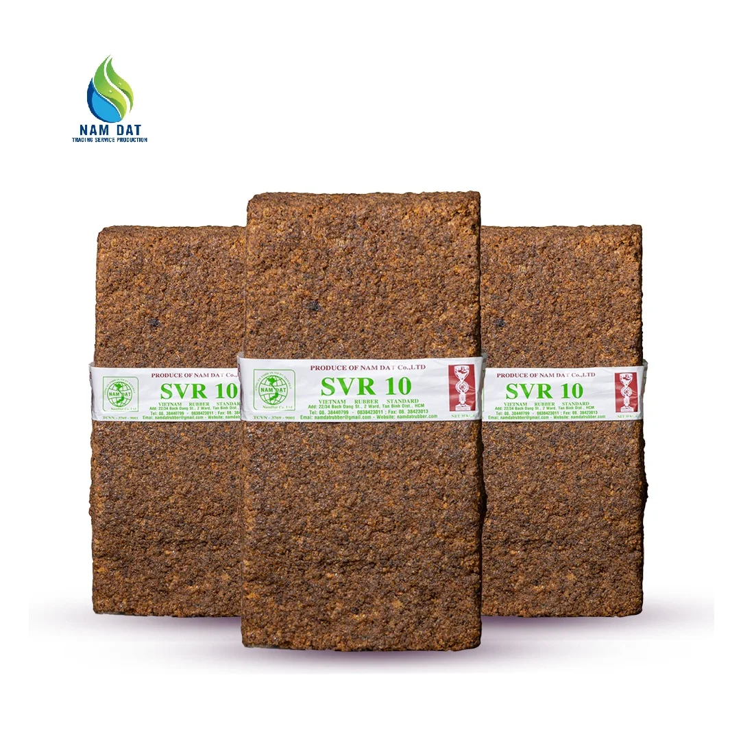 Wholesale Vietnam Manufacturer Export Multi Application Brown Natural Rubbers Raw Materials SVR 10 (TSR 10)