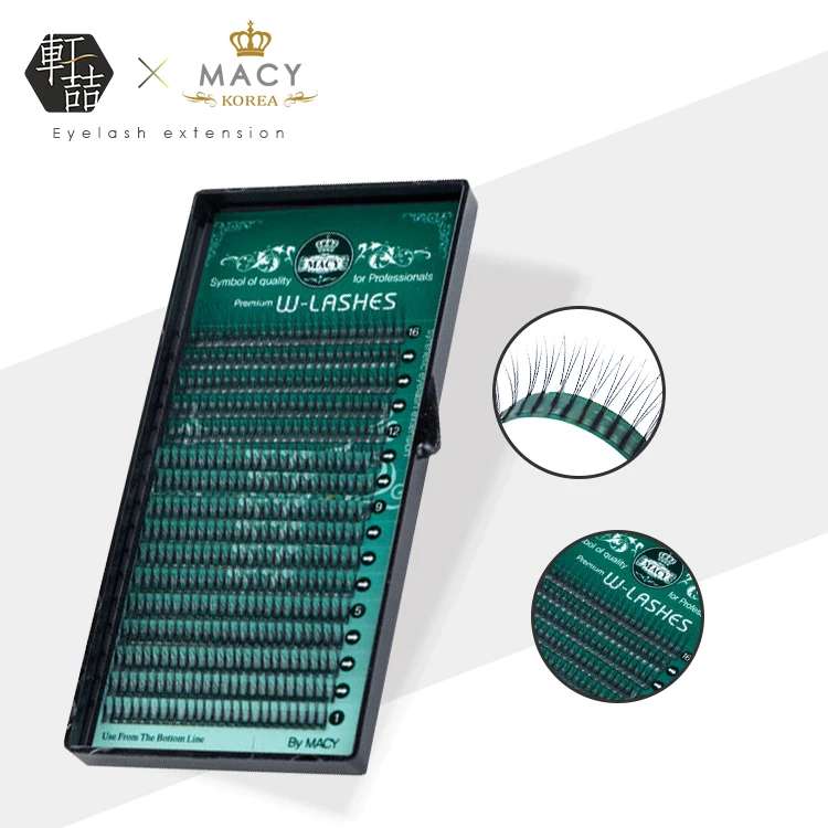 OEM Factory Eyelash Extension Private Label Custom Artificial W Eyelash