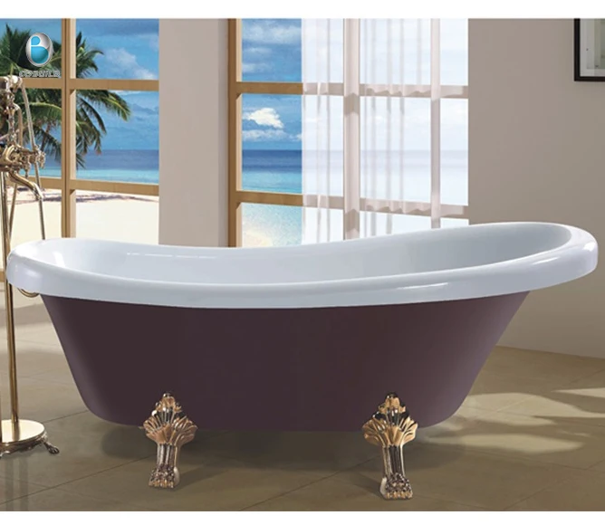 C6305 Classic Design Freestanding tiger Claw Foot Bath Tubs in Black