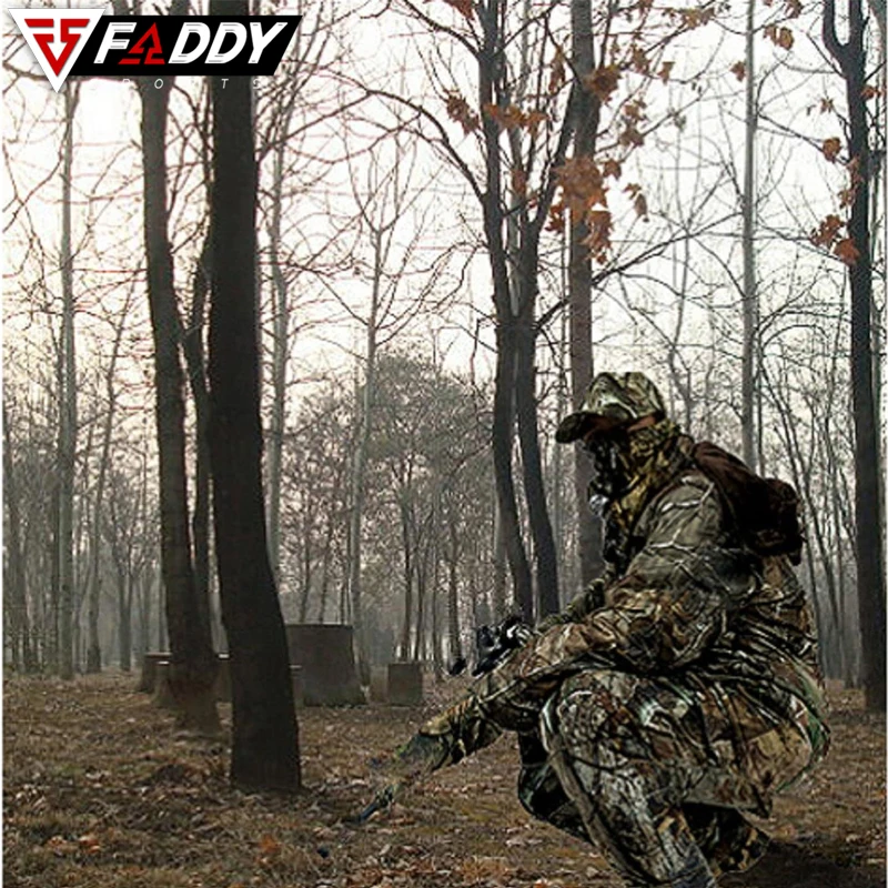 
Men Winter Autumn Warm Camo Hunting Suit Clothing Suspender Trousers Fishing Overalls Down Coat Camouflage 